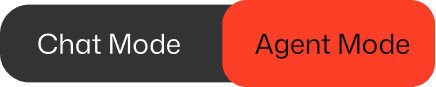 Chat Mode / Agent Mode Toggle